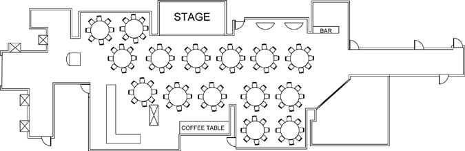 Royal Pavillion Layout